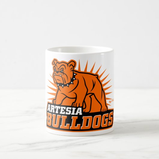 Artesia Bulldogs Logo Mok (Center)