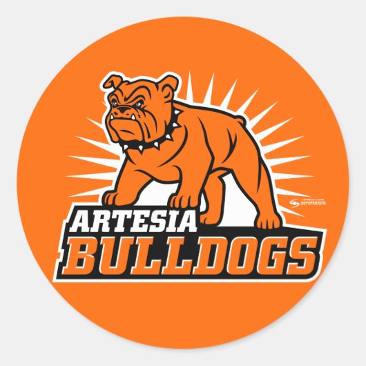 Artesia Bulldogs Sticker (Voorkant)