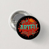 ARTFU RONDE BUTTON 3,2 CM (Voorkant /achterkant)