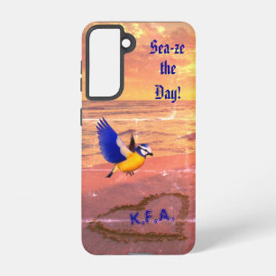 Artful Bird Seabird Beach Samsung Galaxy Hoesje