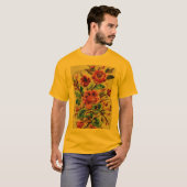 "Artful borduurontwerp" T-shirt (Voorkant volledig)