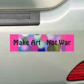 Artful Circles BumperSticker (Op auto)
