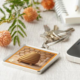"Artful Golden Hive" Sleutelhanger
