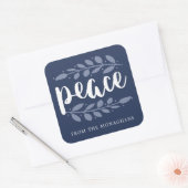 Artful Peace gepersonaliseerde vakantie Stickers | (Envelop)