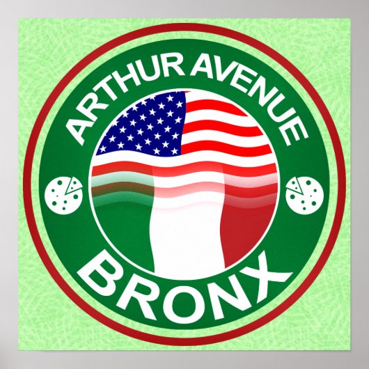 Arthur Ave Bronx Italien Américain Poster Imprimer (Devant)