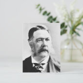 Arthur ~ Chester Alan / President van de Verenigde Briefkaart (Staand voorkant)