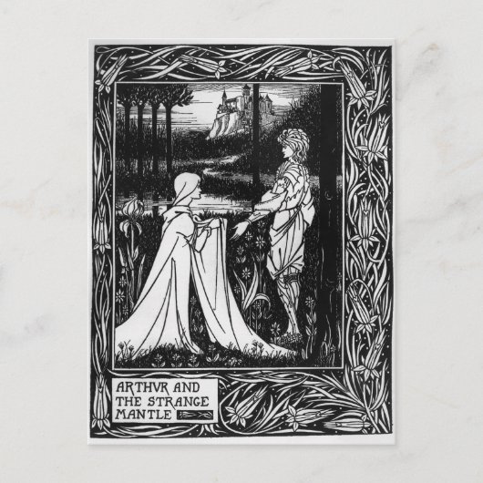 Arthur en de vreemde mantel briefkaart (Voorkant)