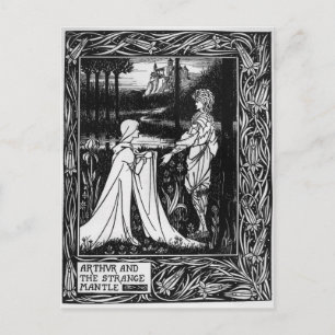 Arthur en de vreemde mantel briefkaart