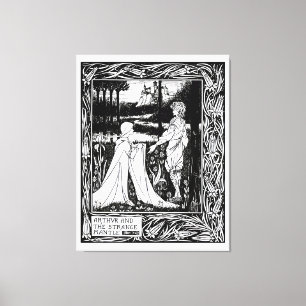 Arthur en de vreemde mantel canvas afdruk