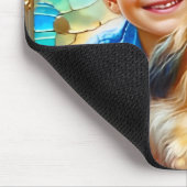 ARTHUR ~ En zijn hond ~ Mousepad Muismat (Hoek)