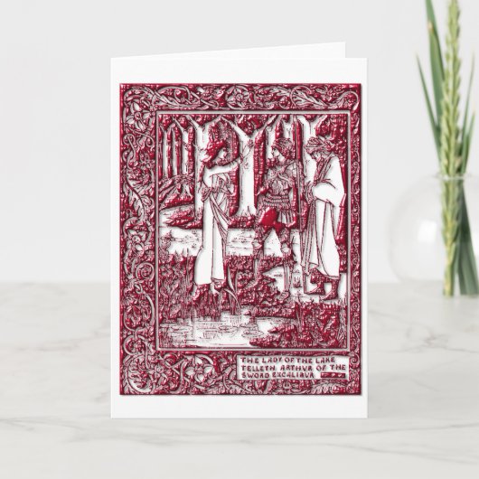 Arthur et Madame de la carte de voeux de lac (Devant)