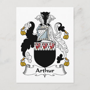 Arthur Family Crest Briefkaart