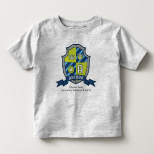 Arthur jongens naam & betekenis ridders schild kinder shirts