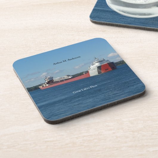 Arthur M. Anderson ensemble de 6 dessous de verre (Côté gauche)