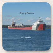 Arthur M. Anderson ensemble de 6 dessous de verre (Devant)