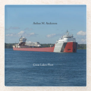 Arthur M. Anderson glass onderzetter