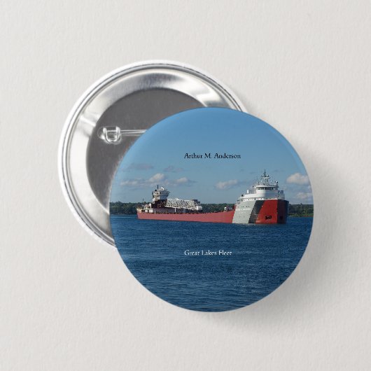 Arthur M. Anderson-knop Ronde Button 5,7 Cm (Voorkant /achterkant)