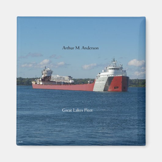 Arthur M. Anderson magnet Magneet (Voorkant)