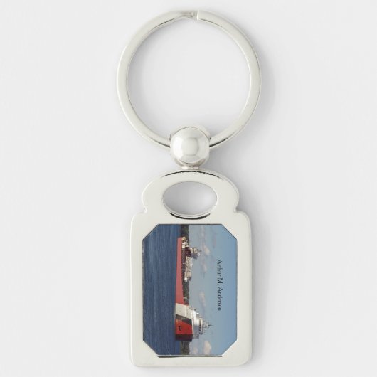Arthur M. Anderson metal key chain Sleutelhanger (Voorkant)