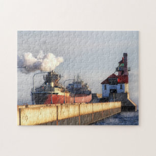 Arthur M Anderson-schip op Lake Superior Legpuzzel