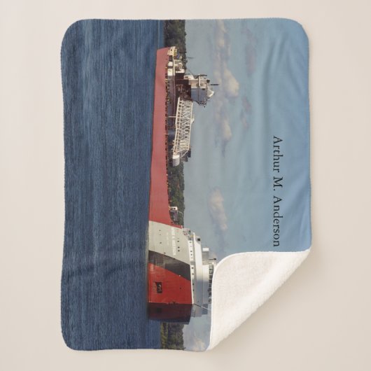 Arthur M. Anderson sherpa blanket Sherpa Deken (Voorkant)