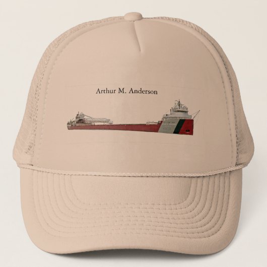 Arthur M. Anderson trucker hat Trucker Pet (Voorkant)