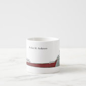 Arthur M. Anderson uitsnede espresso mok (Voorkant)