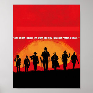 Arthur Morgan Quote Poster