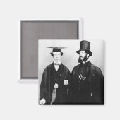 Arthur Munby en zijn vader, c.1851 Magneet (Voorkant / Achterkant)