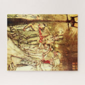 Arthur Rackham - A Kerstcarol - Street Legpuzzel (Horizontaal)