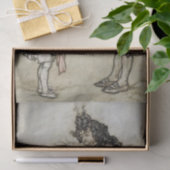 Arthur Rackham Art uit "De kleine witte vogel" Tissuepapier (Geschenk)