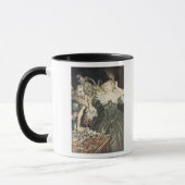 Arthur Rackham | Comus door John Milton: "En zij,  Mok (Links)