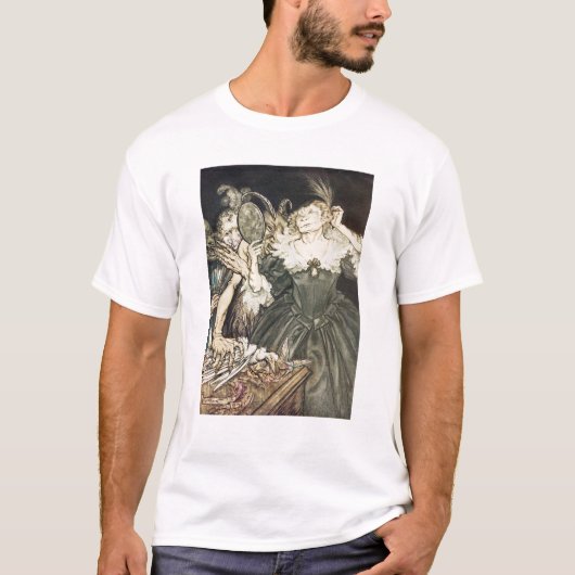 Arthur Rackham | Comus door John Milton: "En zij,  T-shirt (Voorkant)