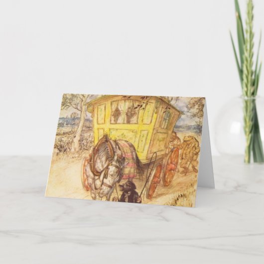 Arthur Rackham - De wind in de wilgen Kaart (Voorkant)