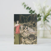 Arthur Rackham | De wol van Grimhilde, de mot Briefkaart (Staand voorkant)