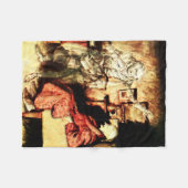 Arthur Rackham - Een kerstkarol - Scrooge Fleece Deken (Voorkant (Horizontaal))