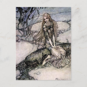 Arthur Rackham Fairy Art van "Undine" Briefkaart
