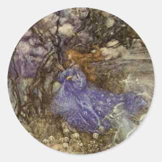  Arthur Rackham Fairy Ronde Sticker