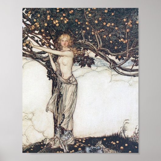 Arthur Rackham Freya The Fair One Poster (Voorkant)