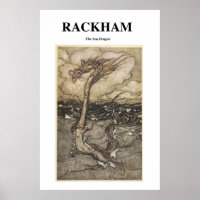 Arthur Rackham - Het Zee Dragon -  kunst