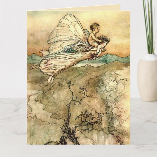 Arthur Rackham Illustratie Midsummer Nights Dream Kaart (Voorkant)