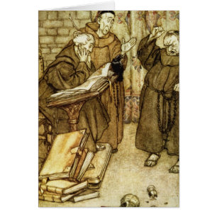 Arthur Rackham  Illustratie van "The Jackdaw of Rh