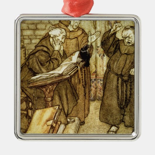 Arthur Rackham |Illustratie van "The Jackdaw of Rh Metalen Ornament (Voorkant)