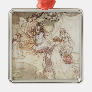 Arthur Rackham   Illustratie voor een Fairy Tale,  Metalen Ornament