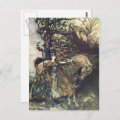 Arthur Rackham Illustration Carte postale Vintage (Devant / Derrière)