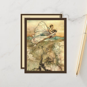 Arthur Rackham Illustration Midzomer Nights Dream Briefkaart
