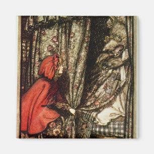 Arthur Rackham Kleine rode rondhood Magneet