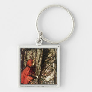 Arthur Rackham Kleine rode rondhood Sleutelhanger