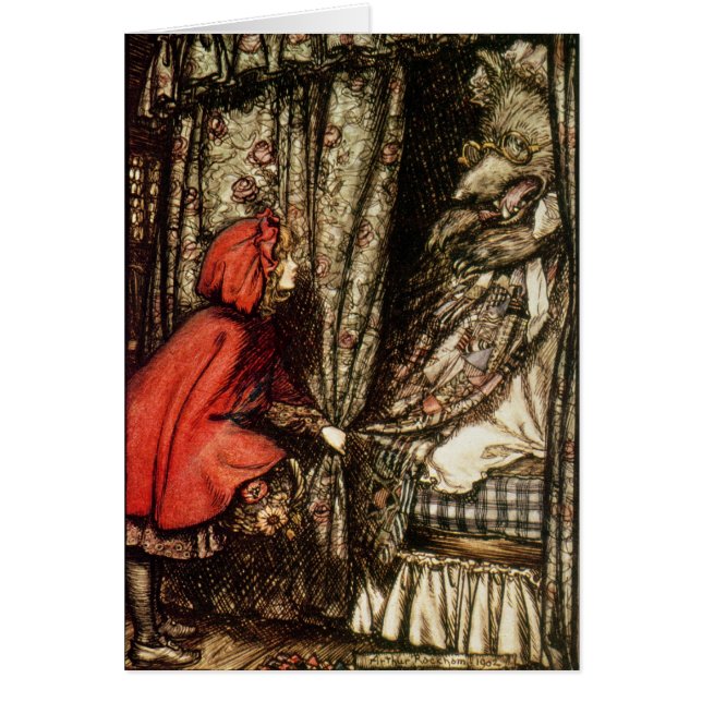 Arthur Rackham | Little Red Riding Hood (Devant)