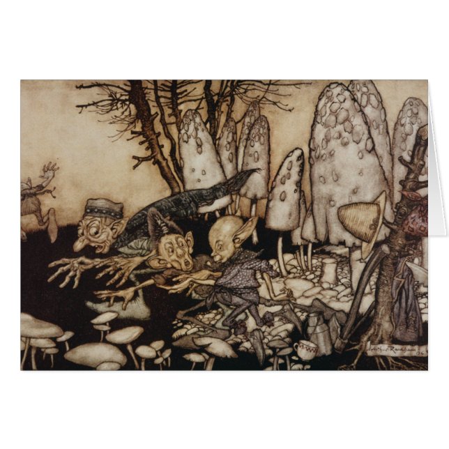 Arthur Rackham | Peter Pan à Kensington Gardens (Devant horizontal)